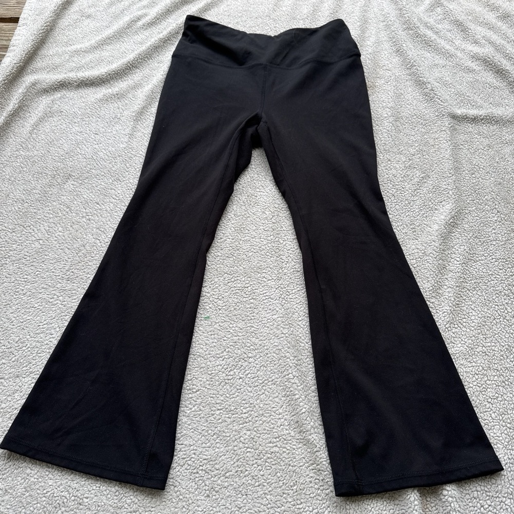 DSG Black High-Waist Flared Yoga Pants